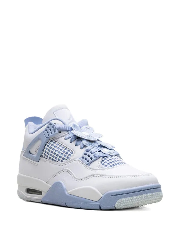 Tenisky Air Jordan 4 „White/Aluminum/Blue Tint/Oil Green“