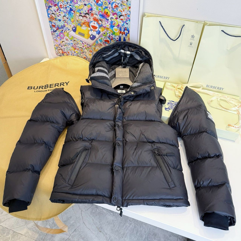 Burberry - péřová bunda černá