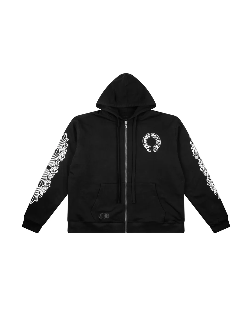 Chrome Hearts koňská podkova mikina na zip